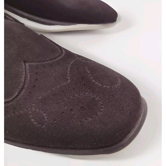 Men's Vegetarian Shoes Black 13 M Oxford Formal Vegan Suede Made In Portugal - Picture 2 of 11